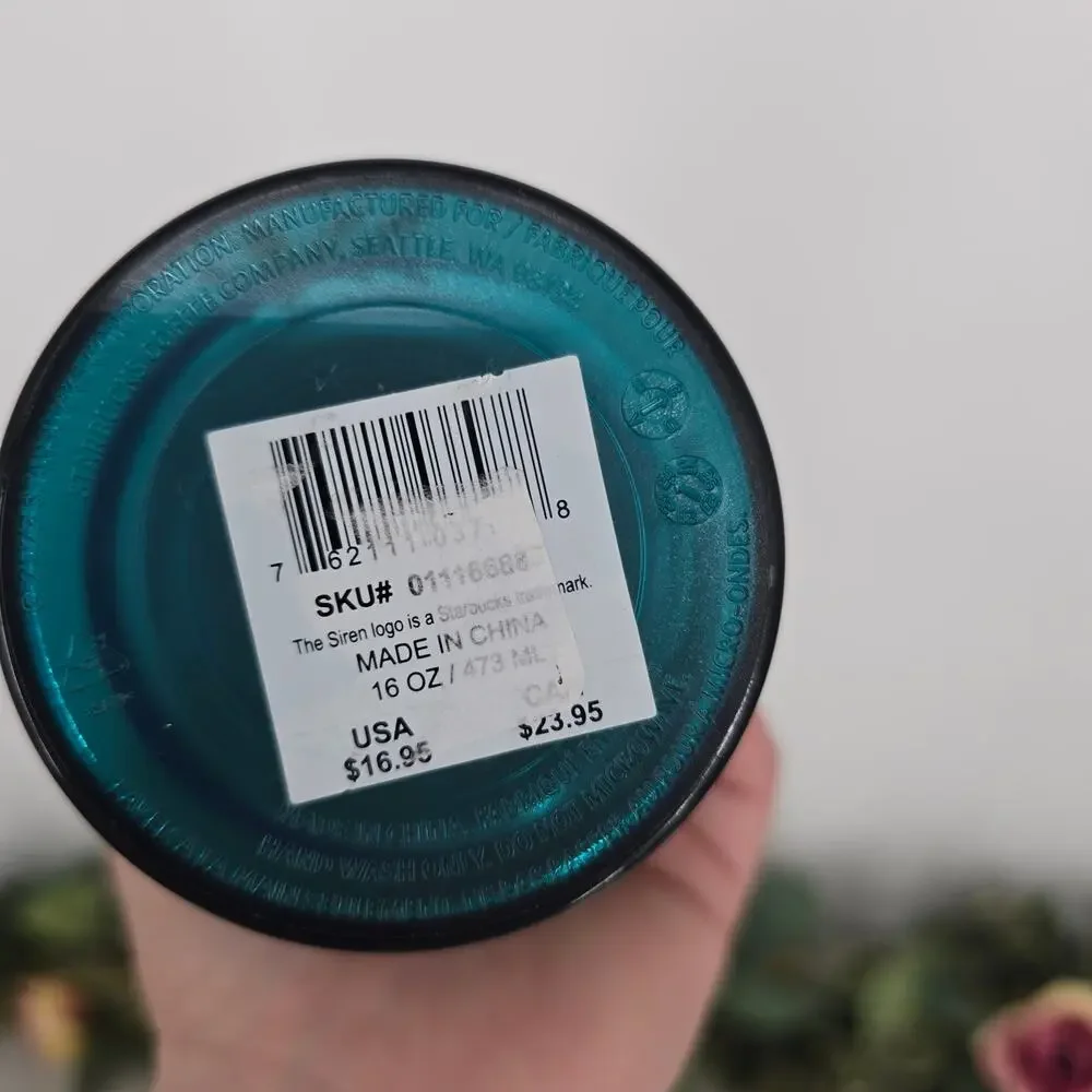 Starbucks 2025 Purple Blue Easter Floral Bouquet Ombre Bottle Tumbler NWT